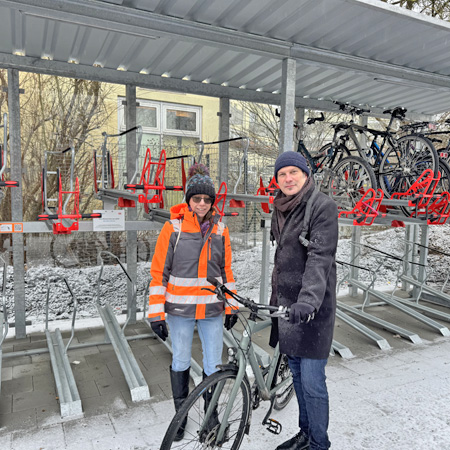 Fahrradabstellanlage Bahnhof Buchenau